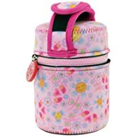 Katuki Saguyaki - Termo Infantil Para Sólidos 0-5L con Funda de Neopreno Rosa y Tapa-Bol